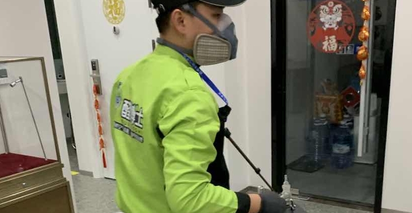 内丘招商银行除甲醛现场